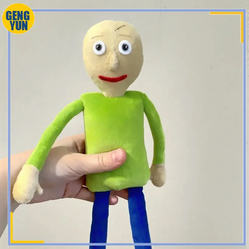 

25cm Cartoon Baldi Basics Plush Happy & Angry Version Stuff Figure Doll Kids Collection Model Toy Gifts