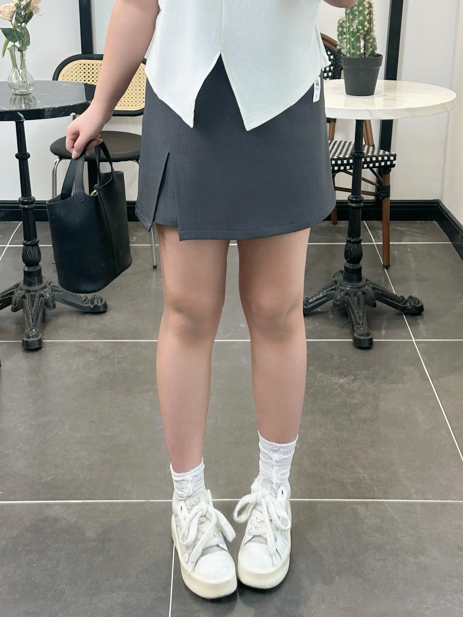 

High Waist plus Size Short Skirt Commute Style Slimming A-Line Skirt Spring New Arrival Elegant Business Casual Women's Dress