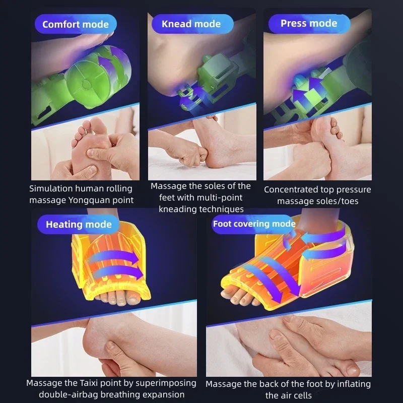 열이 있는 지압 발 마사지기, 롤링 압축 발 기계, 족저근막염, 신경병증 통증, 그녀의 선물, 그를 위한 것