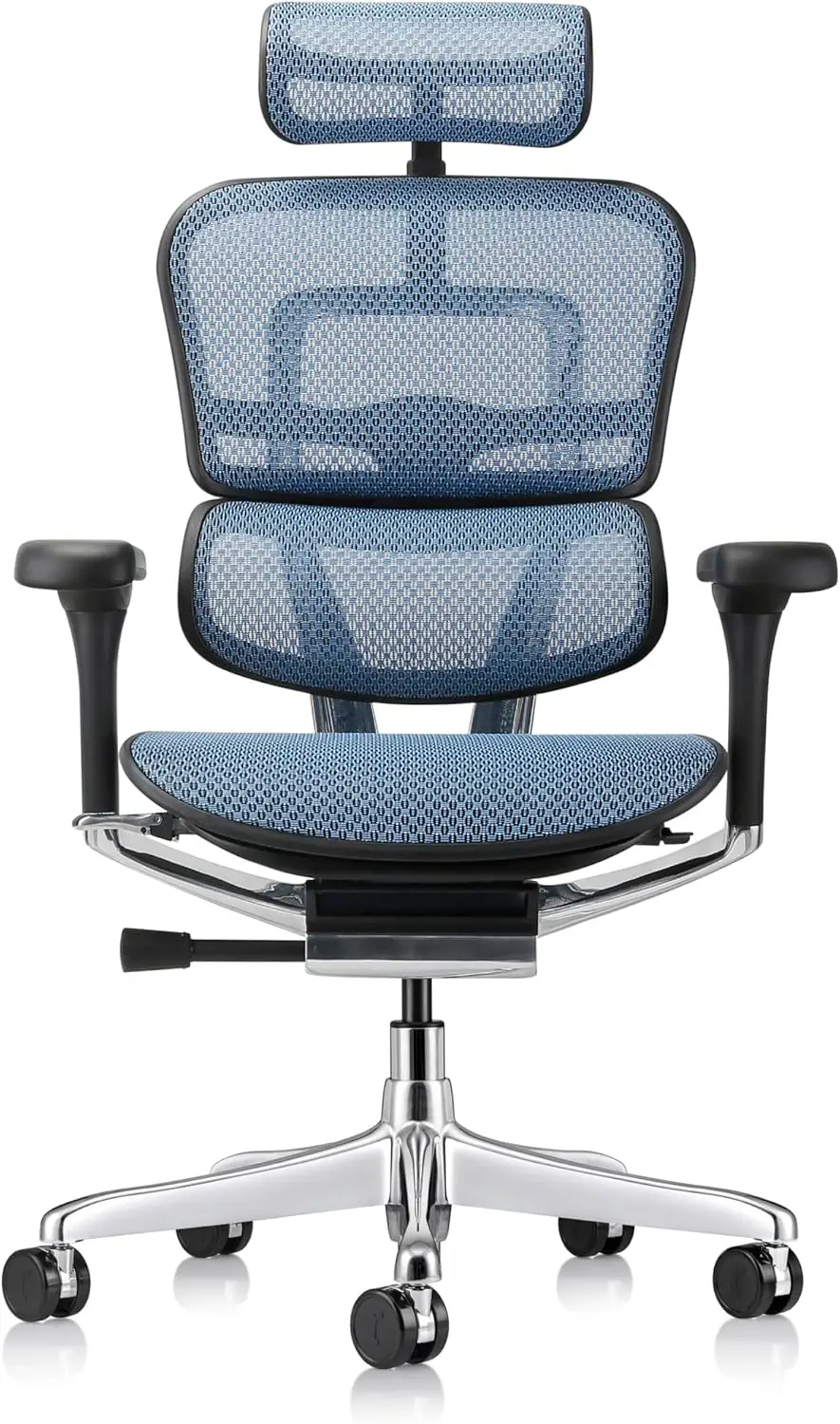 Ergohuman Eurotech Gen2 High Back, Mesh Executive Office Chair With Adjustable Lumbar Support – Ergonomic Tilt Control, Seat