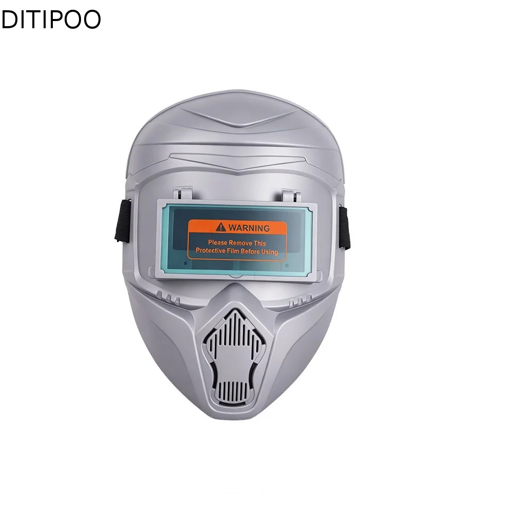 Auto-Darkening Welding Helmet High-Definition Large Viewing Area Welding Mask 0.01ms True Color Lens PP Material Welder Shield