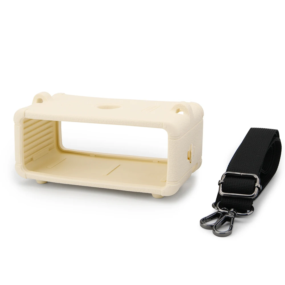 Silicone Protective Cover With Shoulder Strap For Marshall Emberton III Scratch Resistant Shockproof Speaker Case