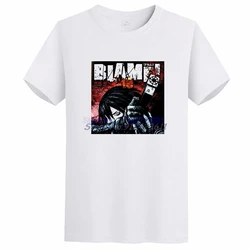 Men's Blame Killy Tsutomu Nihei Manga Sidonia Graphic T-Shirt Cotton Short Sleeve Fashion Print Top Tees