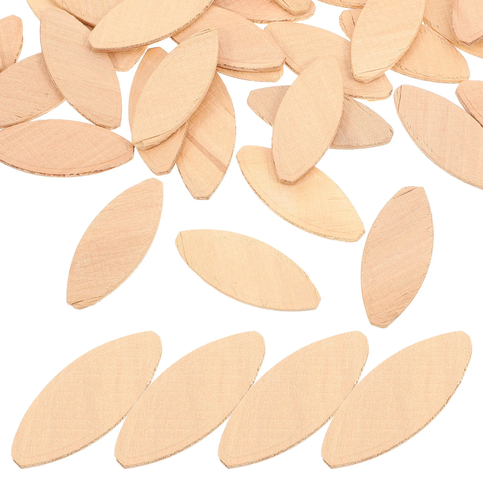 100Pcs Oval Wood Joiner Biscuits for Woodworking Slotting Strong Secure Connections Aesthetic Finish Carpentry Joining Biscuit