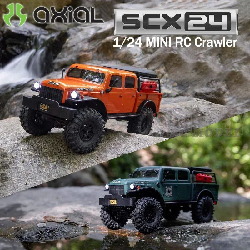 AXIAL 1/24 SCX24 POWER WAGON AXI00007 4WD RTR MINI RC Electric Remote Control Model Car OCK CRAWLER Adults Children's Toy