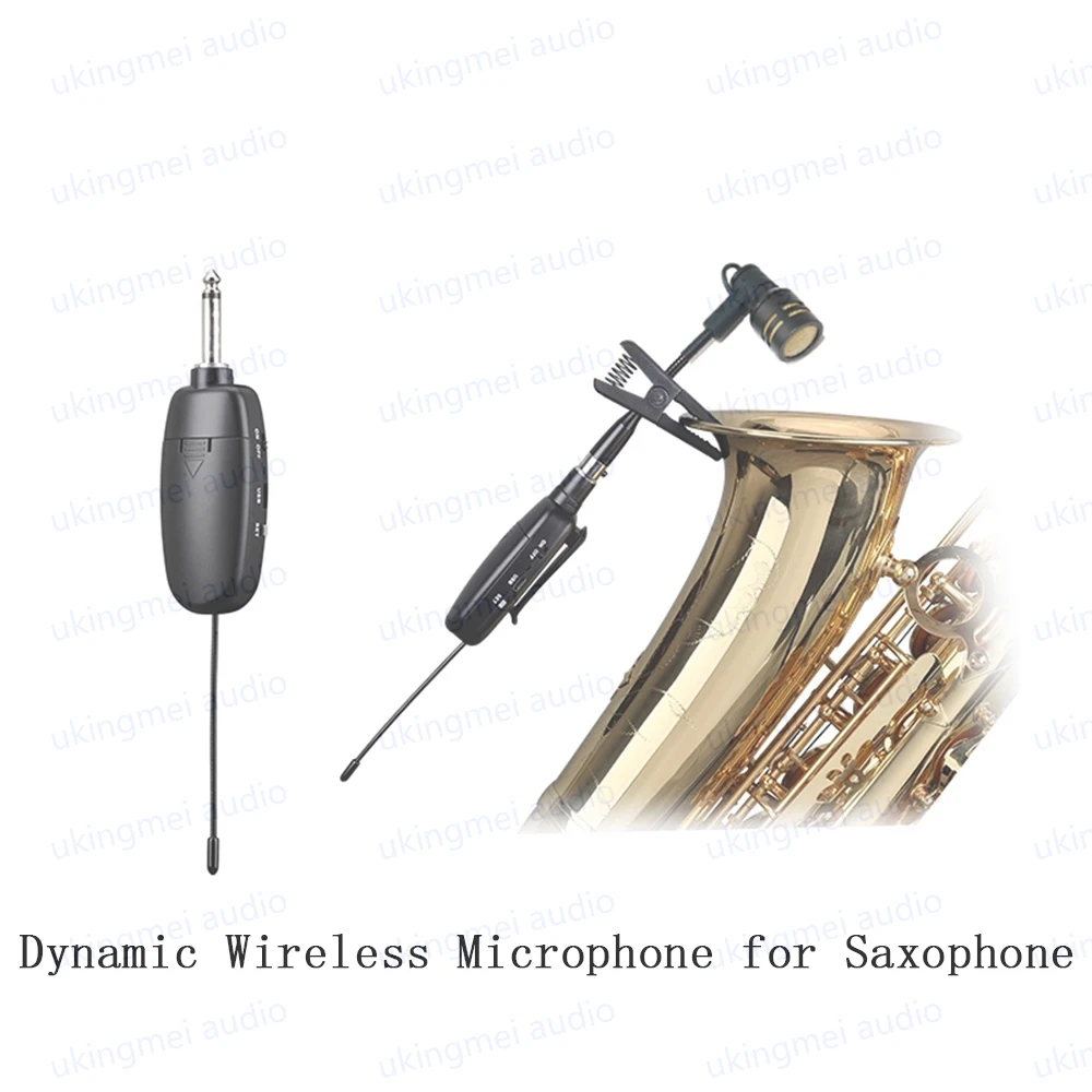 

BLX1 Dynamic Wireless Microphone System for Saxophone Gooseneck Musical Instrument Microphone with Removable Saxophone Clam