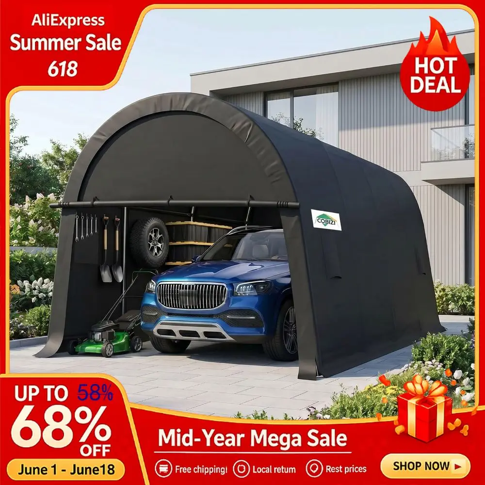 

Carport Canopy 12x20 Heavy Duty Portable Garage, AllSeason Portable Car Ports amp Outdoor Storage Shed, Galvanized Frame Custom