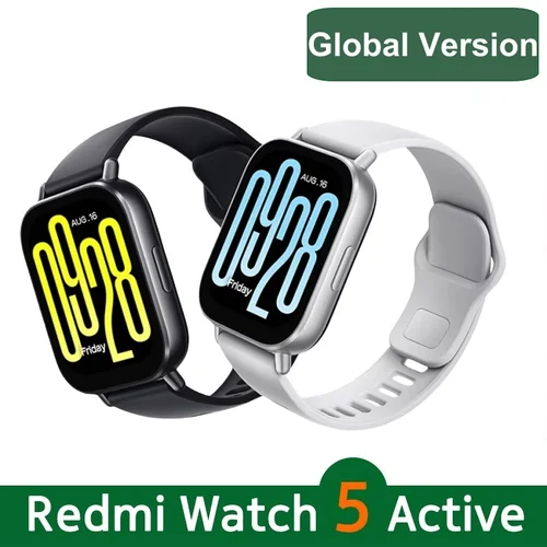 Versión global Xiaomi Redmi Watch 5 Pantalla activa de 2 pulgadas Hasta 18 días de duración de la batería Más de 140 modos de entrenamiento Llamadas Bluetooth 5ATM