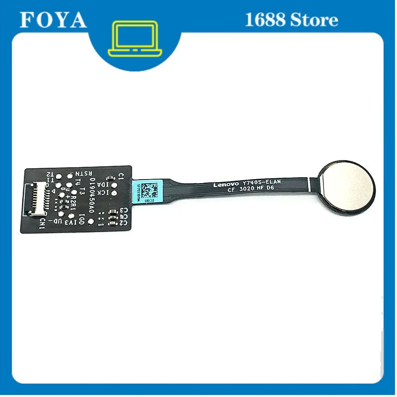 Панель для считывания отпечатков пальцев с кнопкой питания для Lenovo Y740s Y740S-Elan D190450A0 SF30X19194