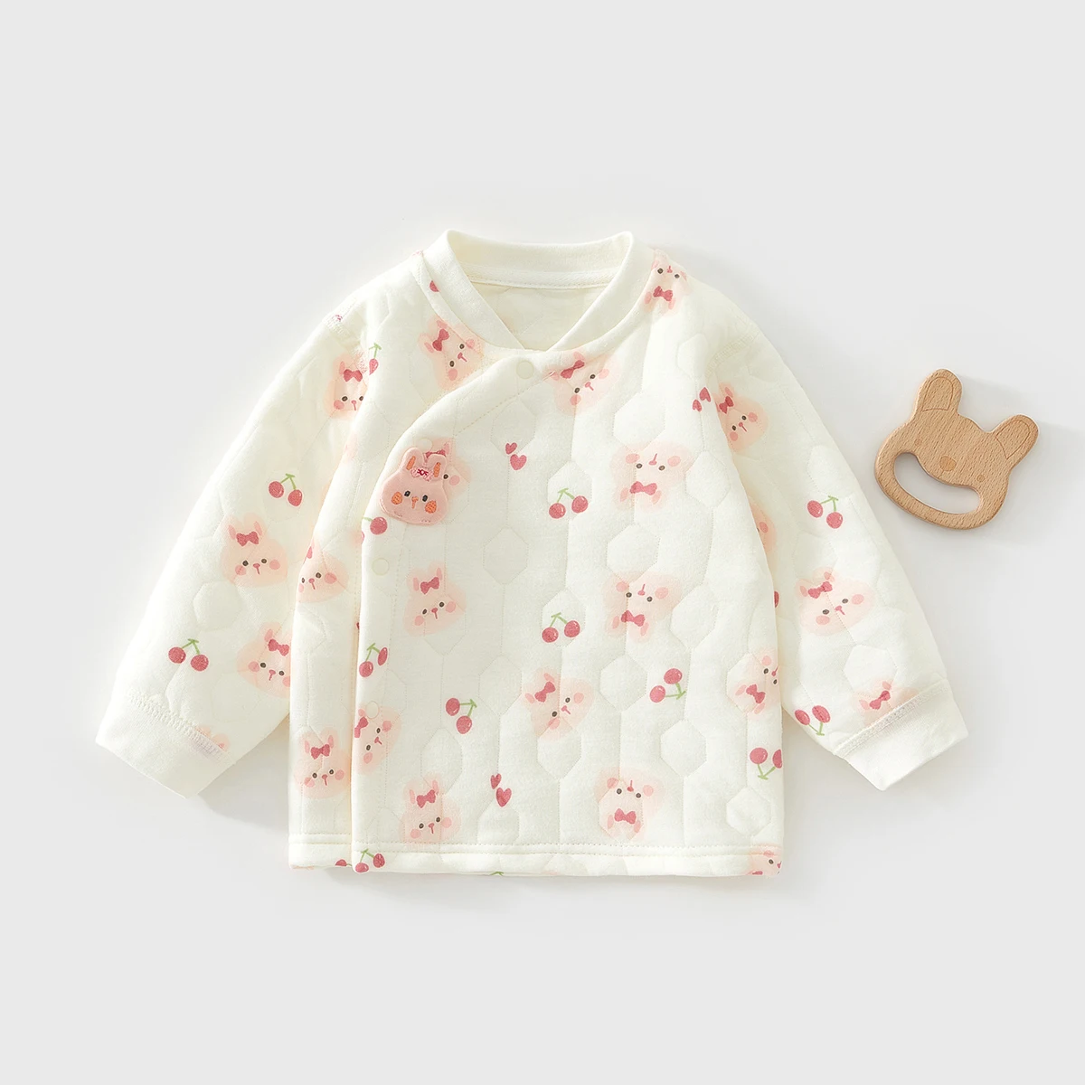 Baby Thermal Clothing Set, Cotton-Padded Infant Autumn Clothes and Pants, Pure Cotton Class a Single Top, Winter Inner Wear Style