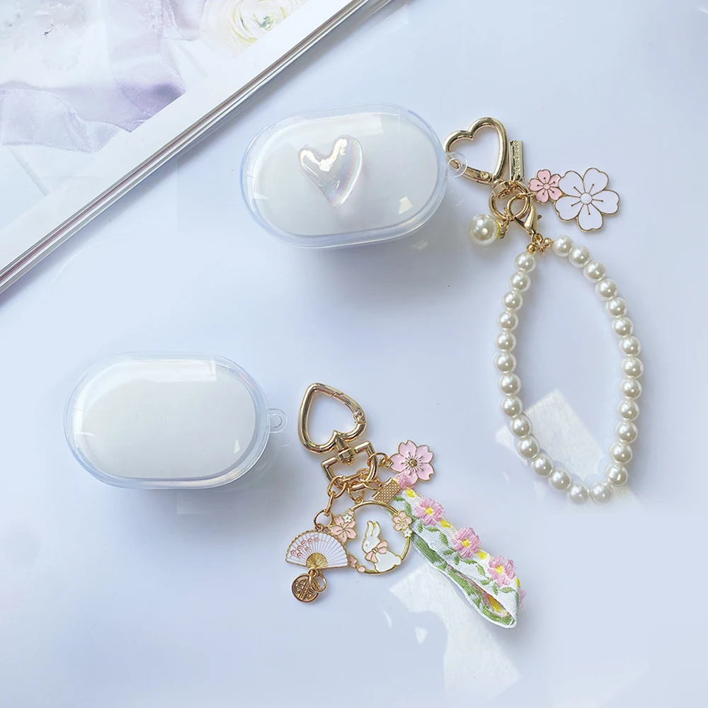 New For Samsung Galaxy buds plus /buds+ Case Fashion Lace Flower pearl &Headset Protect Silicone Case for Galaxy buds Cover