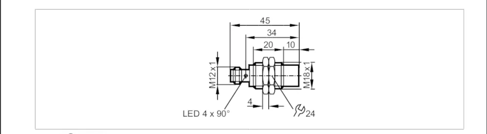 IGS237 IGB3012-BPKG/US-104 Inductive Sensor
