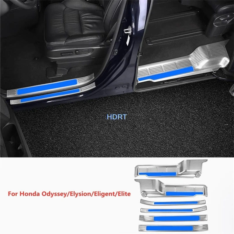 

For Honda Odyssey/Elysion/Eligent/Elite 2015-2025 Car Styling Door Sill Threshold Scuff Plate Welcome Pedal Cover Accessories