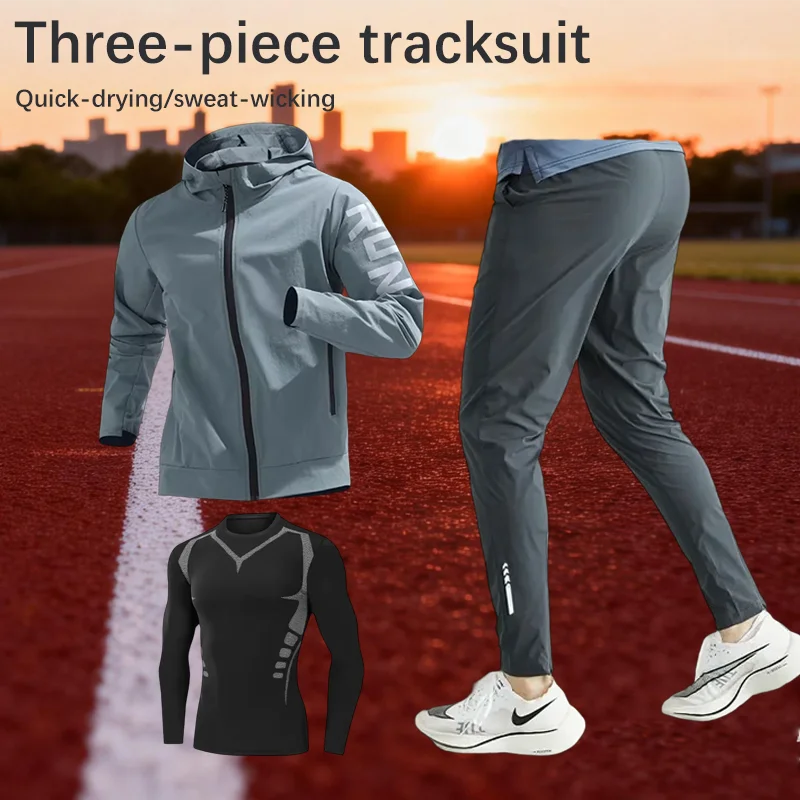 

Мужской модный быстросохнущий спортивный костюм для фитнеса, бега, дышащая высокоэластичная форма для баскетбольных тренировок