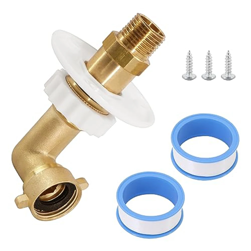 

Sleek Design RV City Water Fill Inlet Constructed from High Grade Brass with an Integrated Check Valve Functionality