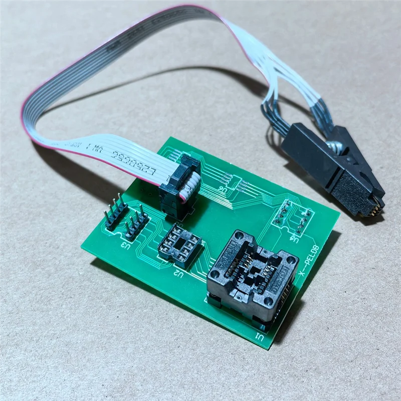 A30P-EEPROM Adapter 8Pin Wire Clip Soic 8 Sop8 Test Clip Socket Clip Support XPROG V6.12/UPA/Orange/CG PRO 9S12/Iprog