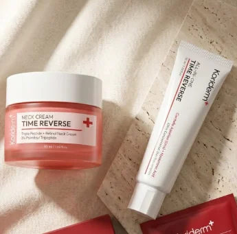 50ml Koriderm+Korean Brand Facial Care Set Time Reversal All-in-One Cream NECK CREAM TIME REVERSE Triple Peptide Retinol Cream