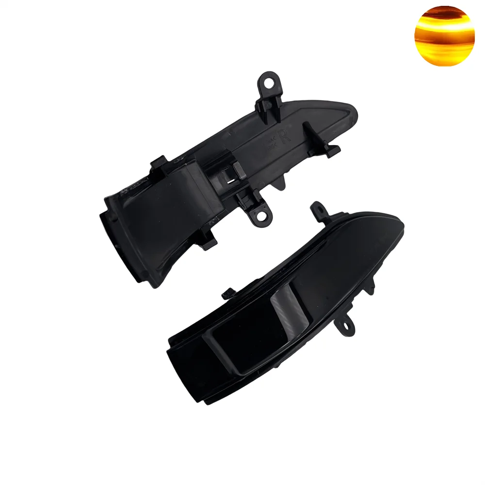 

2 шт. динамический черный светодиодный указатель поворота, последовательный светильник для зеркала заднего вида для Subaru Forester Outback Legacy Tribeca Impreza WRX