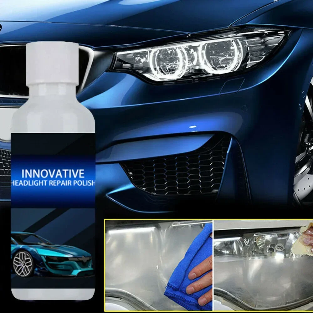 Auto Headlight Polishing Agent Car Light Restorative Liquid Removing Oxidation Dirt Headlight Renewal Polish Liquid