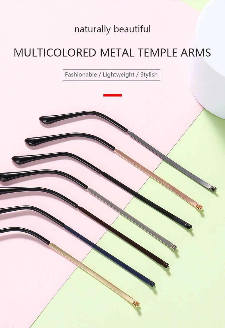 Viewring Universelle Metall-Brillenbügel, Ersatz-Antirutsch-Brillenbügel, gebogene Brillenbügel für Männer und Frauen, Brillen-Reparaturzubehör – Detail 3