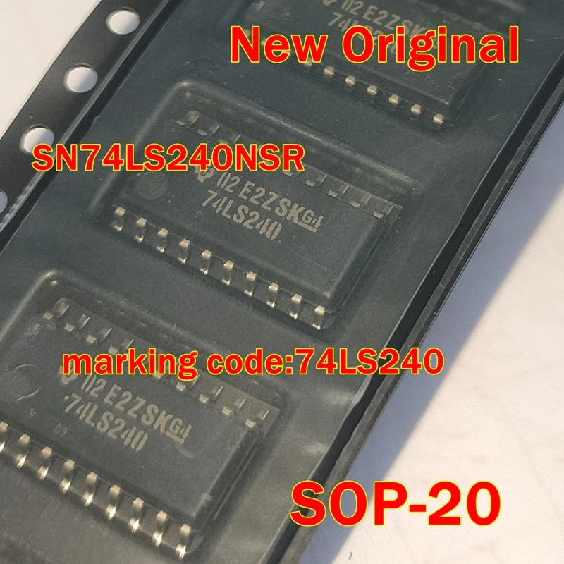

1pcs to 100pcs SN74LS240NSR SOP-20 New Original marking code:74LS240 OCTAL BUFFERS AND LINE DRIVERS WITH 3-STATE OUTPUTS
