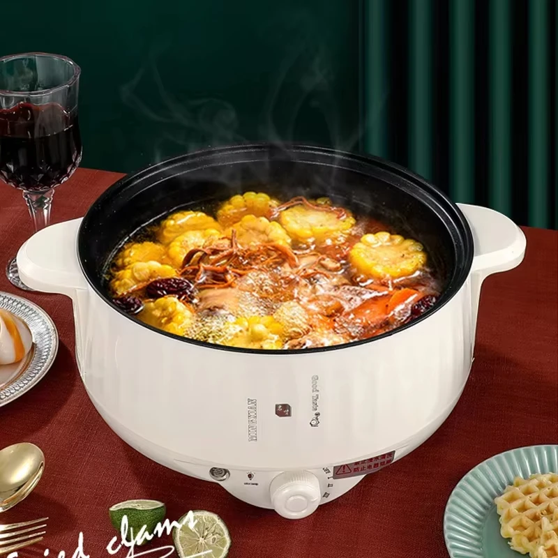 다기능 전기 밥솥 싱글/더블 레이어 1-2 명 가정용 붙지 않는 팬 냄비 밥솥 조리기구