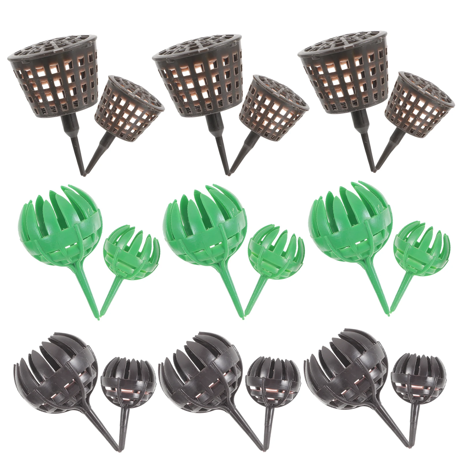 

30pcs Box Baskets Mini Planting Containers Plastic Boxes Slow Release Gardening Tools Potted Plants Flower Pot