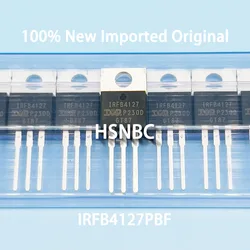 10Pcs/Lot IRFB4127 IRFB4127PBF TO-220 76A 200V MOSFET N-channel Power Transistor 100% New Imported Original