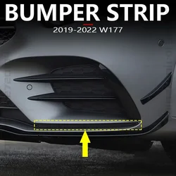 for 2019-2022 W177 Mercedes Benz A180 A220 A250 A35 AMG Front Bumper Lip Cover Trim Molding Strip 1778854303 1778854403