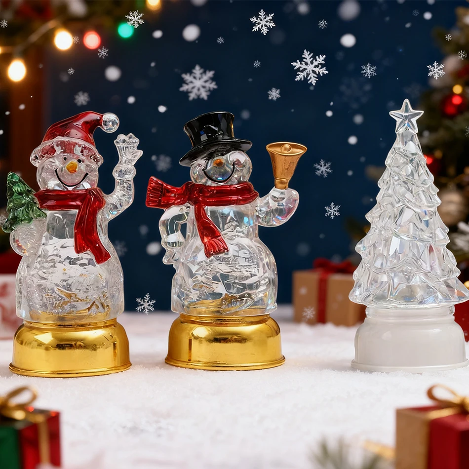Weihnachtsdekoration Schneemann Nachtlicht LED Kinder Geschenk für Schlafzimmer Garten Party Dekoration Party Home Office Atmosphäre Licht