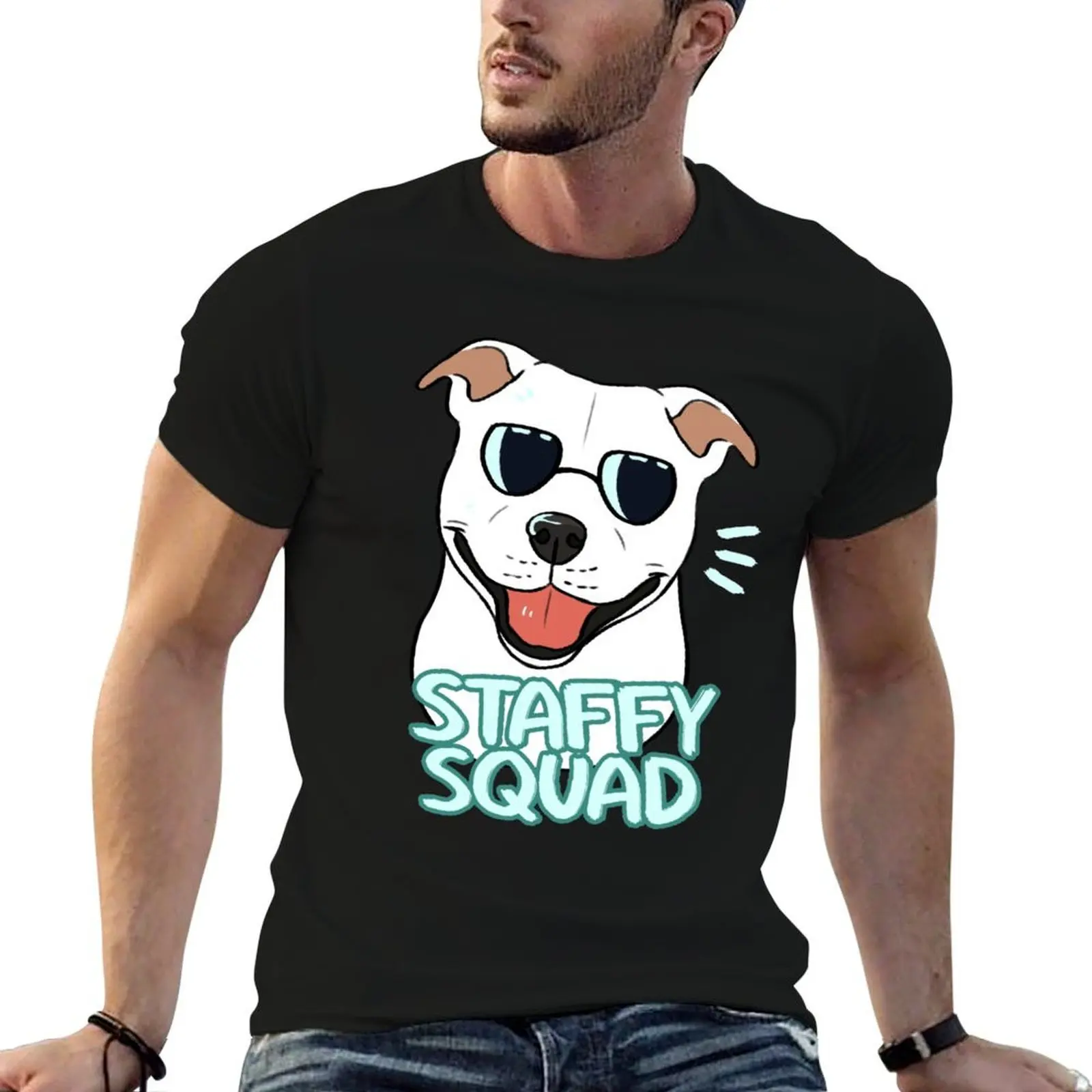 Camiseta STAFFY SQUAD (blanca) Camiseta informal para trabajo