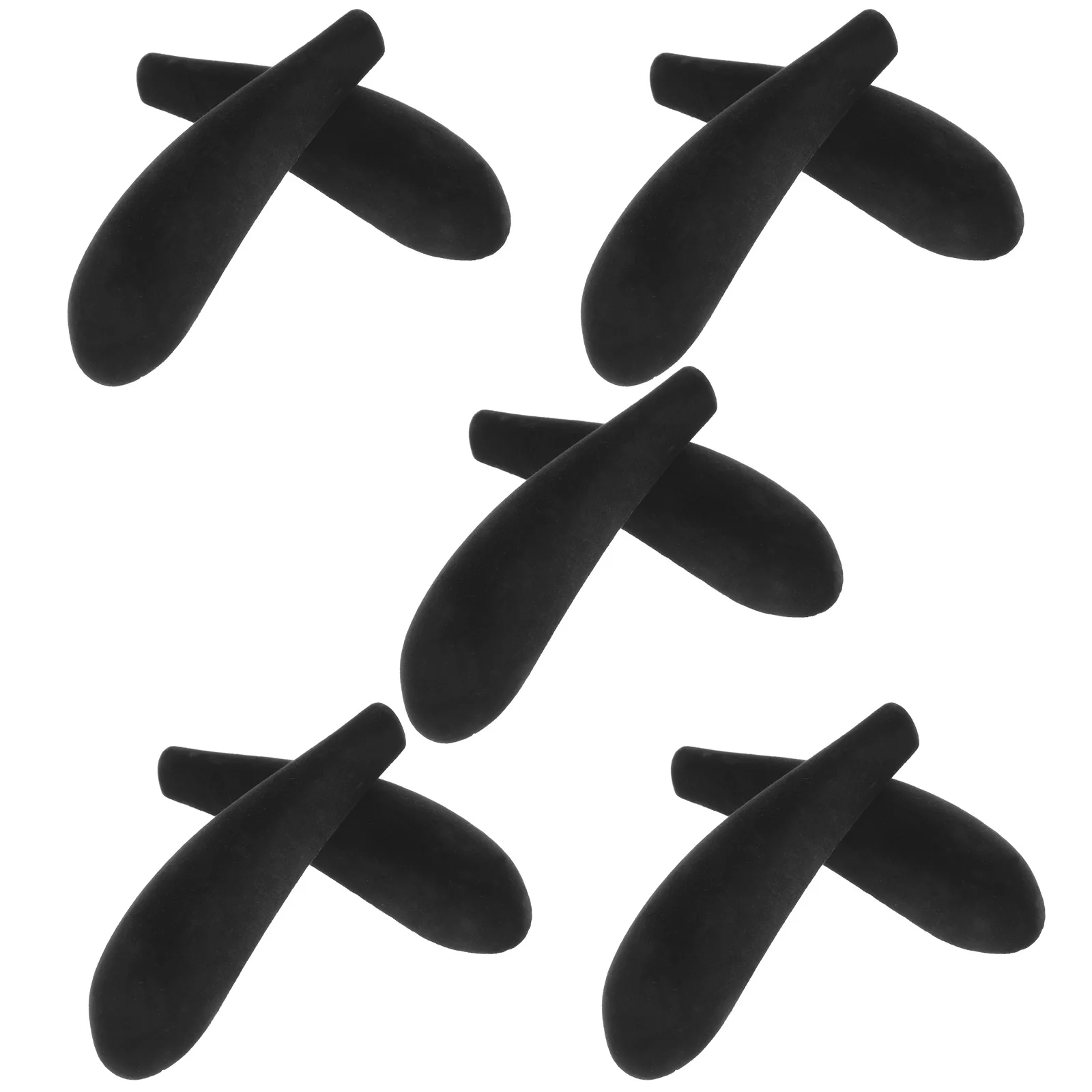 

10 pcs Hanger Shoulder Pads Flocking Non-Skid Wide Support For Suit Dress Coat Tshirt Sweater Wedding Gown Garment Hanger