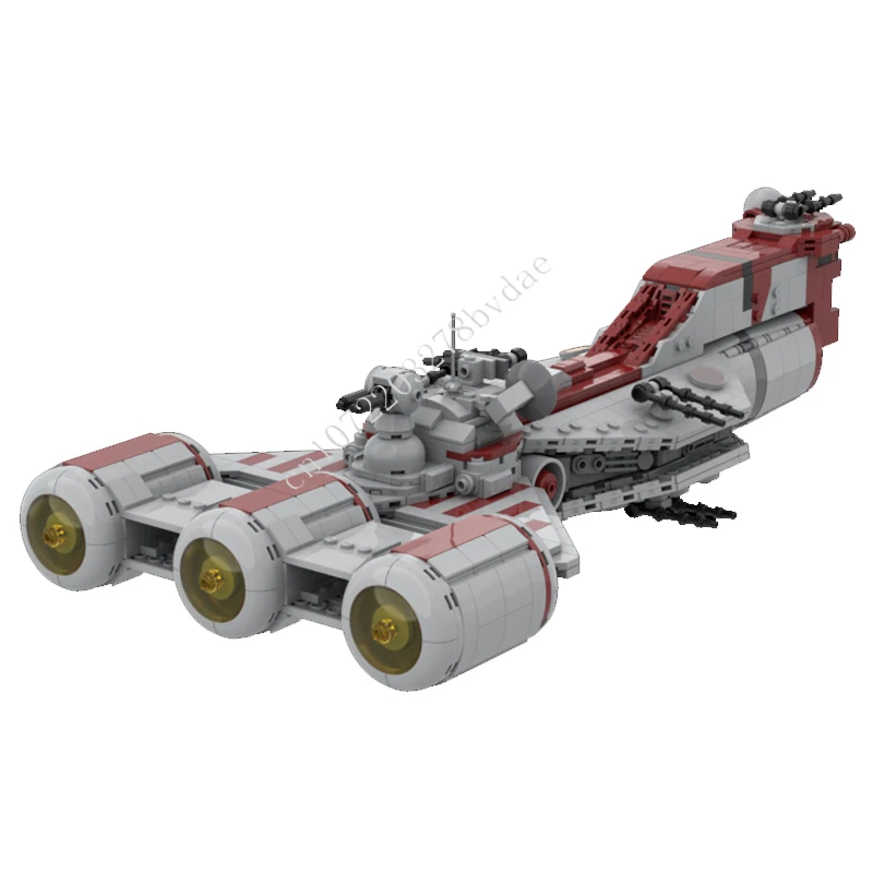 1553ピース 共和国フリゲート宇宙戦争軍事MOC宇宙船戦闘モデルビルディングブロック建築DIY教育モデルおもちゃギフト