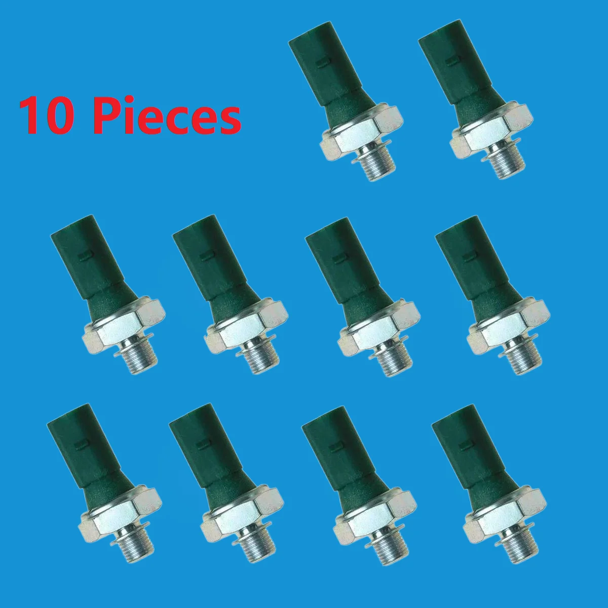 10 x interruptor de Sensor de presión de aceite para VW Jetta Bora Golf Polo Audi Seat Skoda 1,4/1,6FSI 036919081 A, 036919081 B, 06A 919081 C