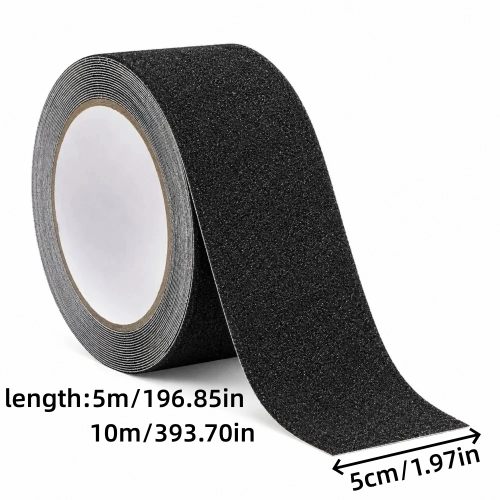 1PC 5/10m Anti Slip Traction Tape Heavy Duty Waterproof Stair Treads Grip Non Slip Tape For Steps Non Skid
