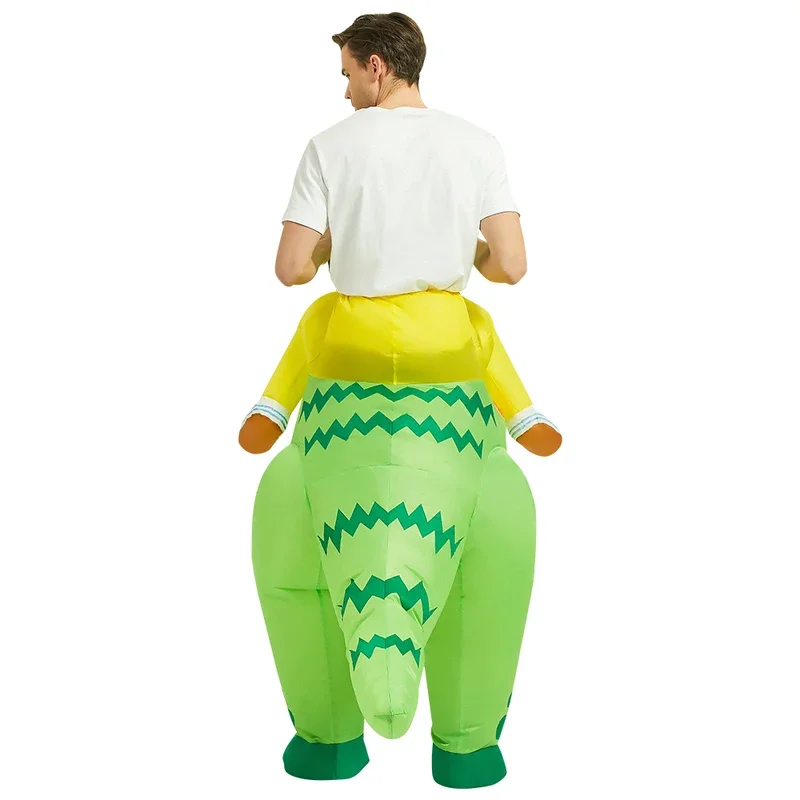 Dinosaure Gonflable 303 pour Adulte et Enfant, ixAmusante, Anime, Pourim, Noël, Halloween, Cosplay, Geldress, Nouveau