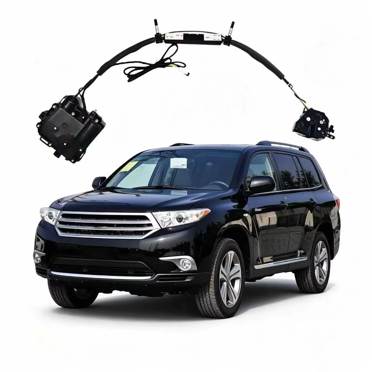Complete Auto Body Soft Closing Electric Suction Door Assembly Replacement Parts for Toyota Highlander 2009 to 2014 Door Upgrade