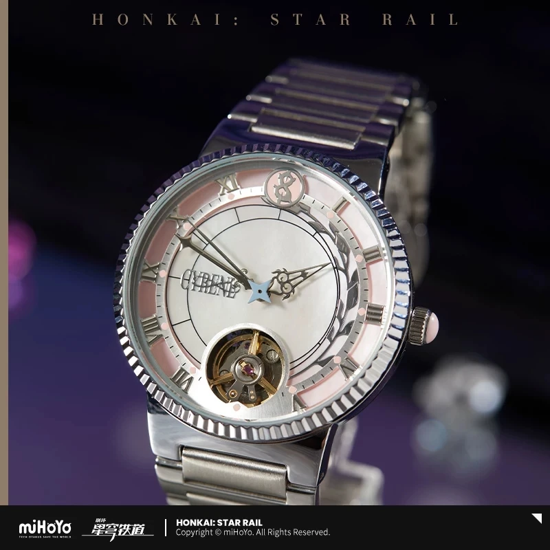 Official miHoYo Honkai: StarRail Authentic Cyrene-Themed “Impression Series” Mechanical Watch—Gaming Merchandise & Accessories