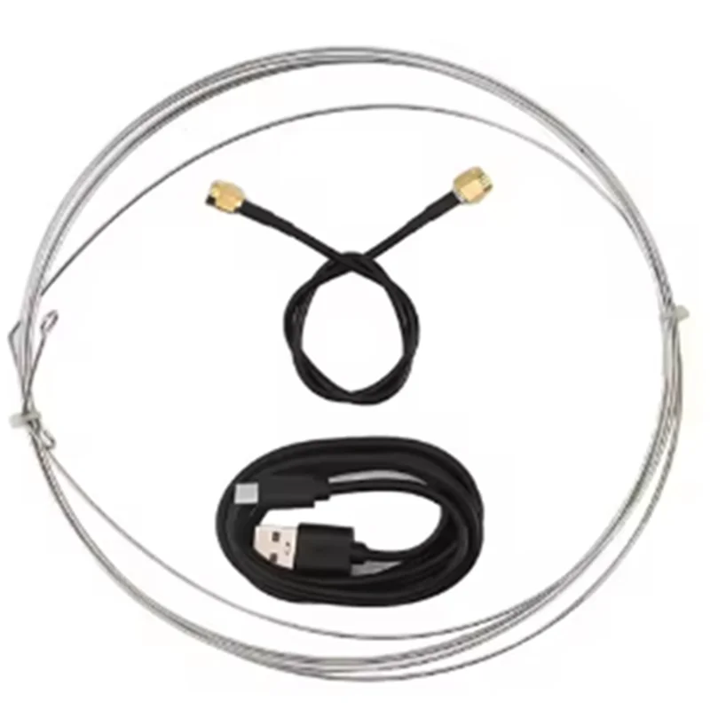 BTLIFE-MLA-30+ Loop Antenna Shortwave Radio USB Powered Rooftops Balconies 0.5Mhz-30Mhz Directional Magnetic Rainproof Shell