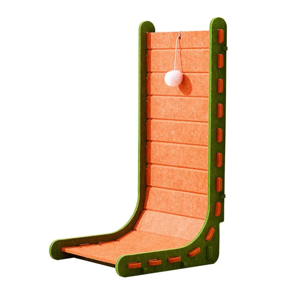 Vertikales L-förmiges Katzen-Kratzboard Kratzfestes Katzen-Klettergerüst Filz Abriebfestes Katzenspielzeug Zubehör
