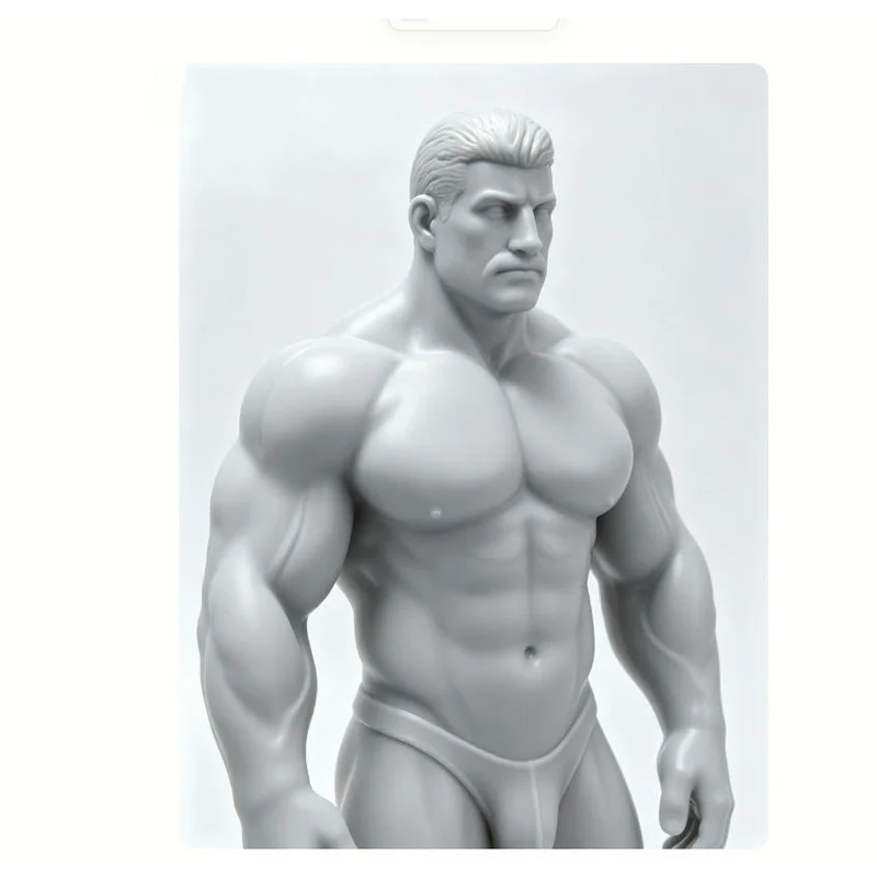 Professional Bodybuilding Athlete Fitness Competition Figure Model Muscle Man Statue Figurine 25cm