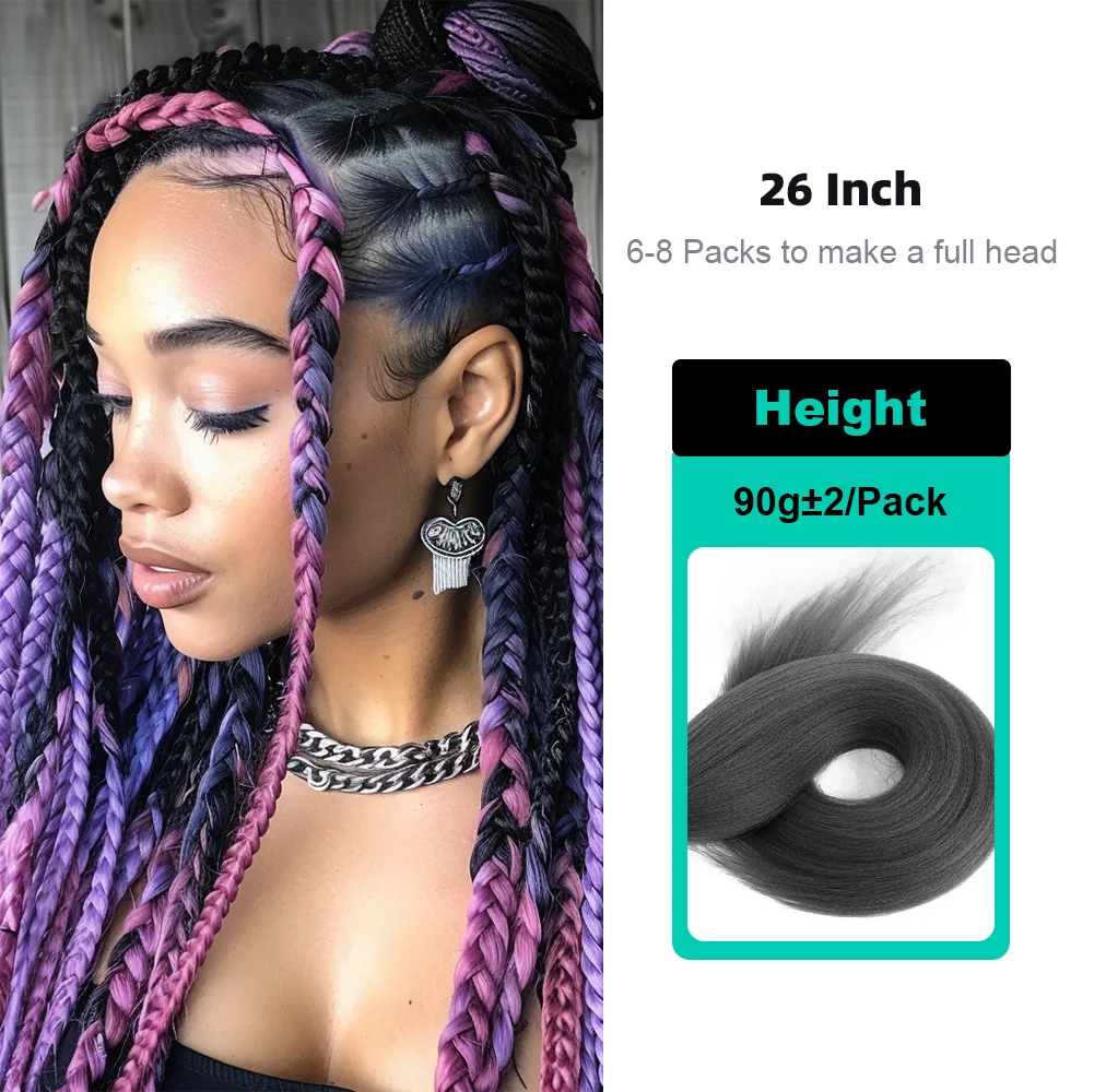 Extensões sintéticas do cabelo da trança, Ombre Braiding, Cabelo trança profissional, Crochet Twist Tranças