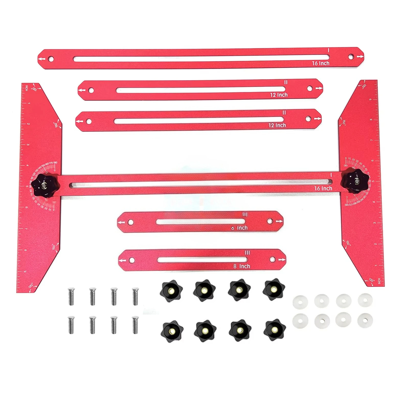 

Precision DIY Hand Tools Woodworking Stair Tread Jig Shelf Gauge Layout Tool Contour Gauge Stair Tread Jig Gauge Measuring Tool