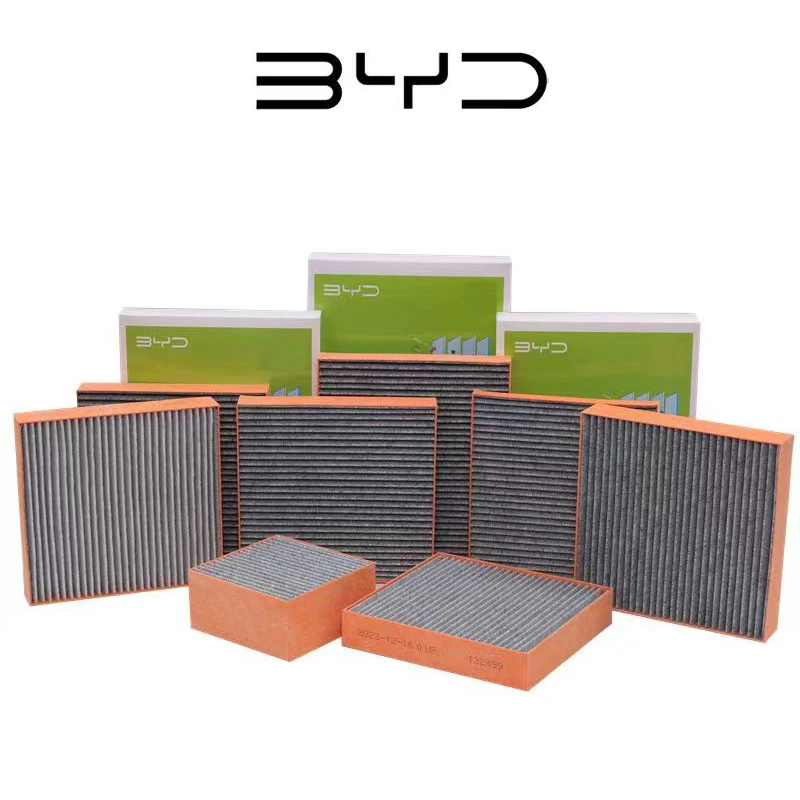 Automotive air conditioning filter used for BYD Qin/Han/Tang/Song/Atto3,Efficient air purification,activated carbon,Electric