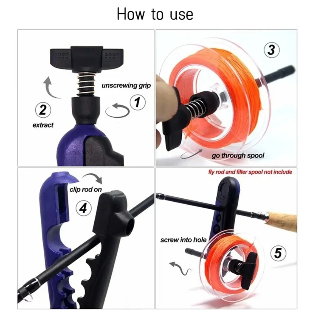 Fishing Line Winder Portable Reel Line Spooler Machine Spinning Reel Baitcasting Reel Spooling Carp Fishing Equipment gallery 4