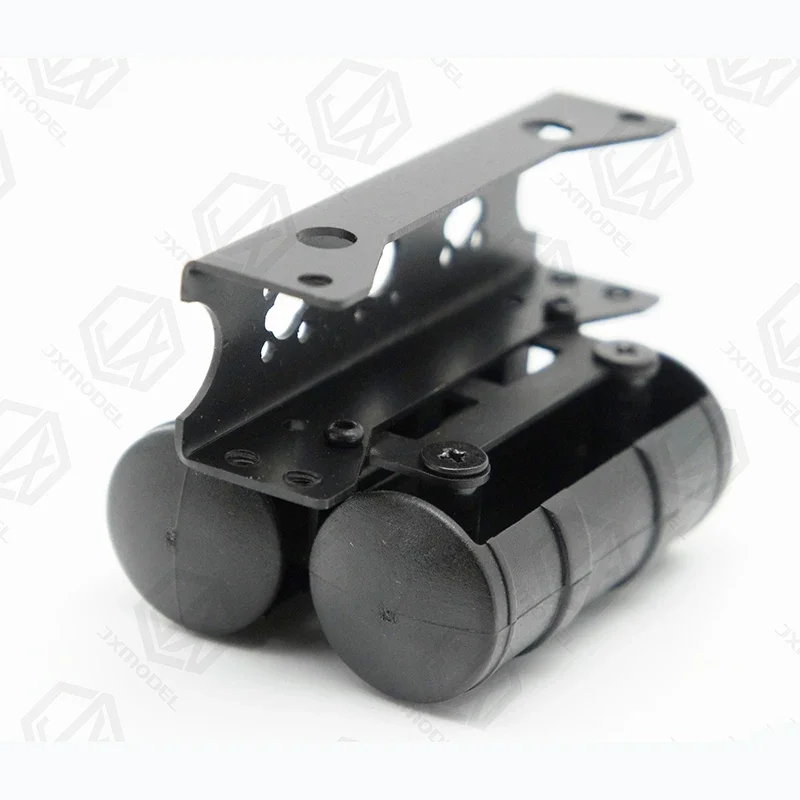 Simulation Black Gas Tank for 1/14 Tamiya RC Truck Trailer Tipper MAN F2000 diy Parts Toys