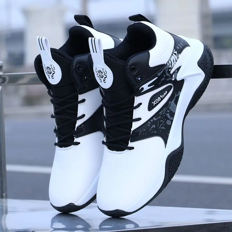 Men Basketball Shoes Men Sneakers High Top Sports Shoe Training Athletic Basket Shoes Gym Basketball Sneakers Big Size 38-44