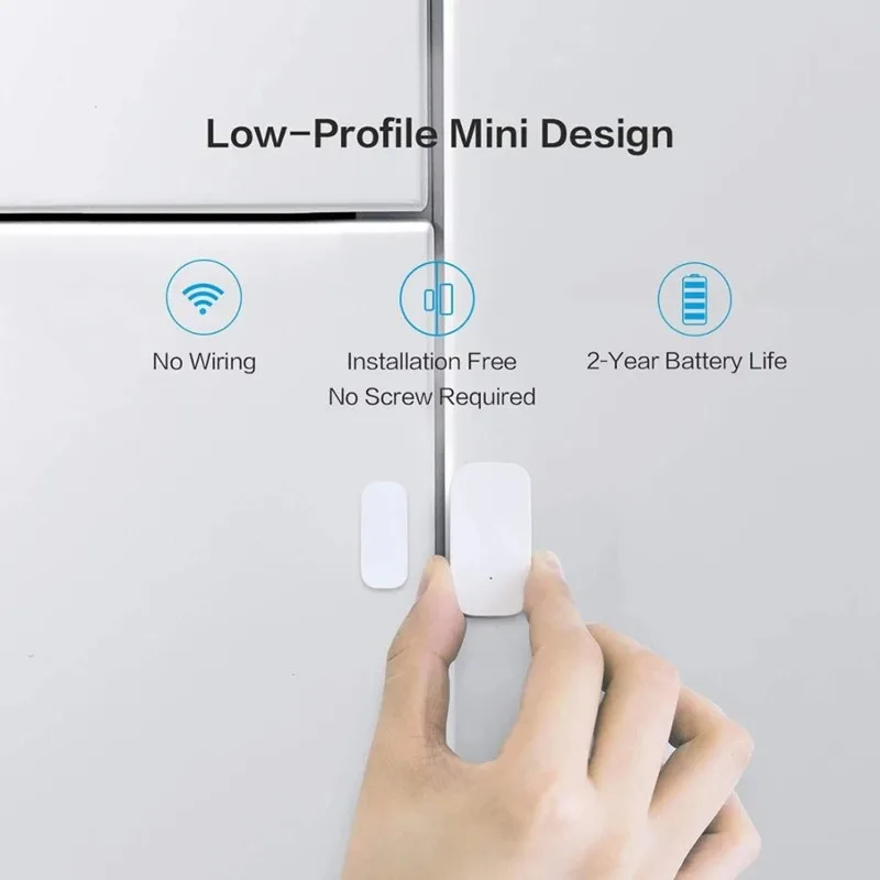 Original Aqara MCCGQ11LM Zigbee Door Window Sensor, Wireless Smart Detector Works with Mi Home & HomeKit