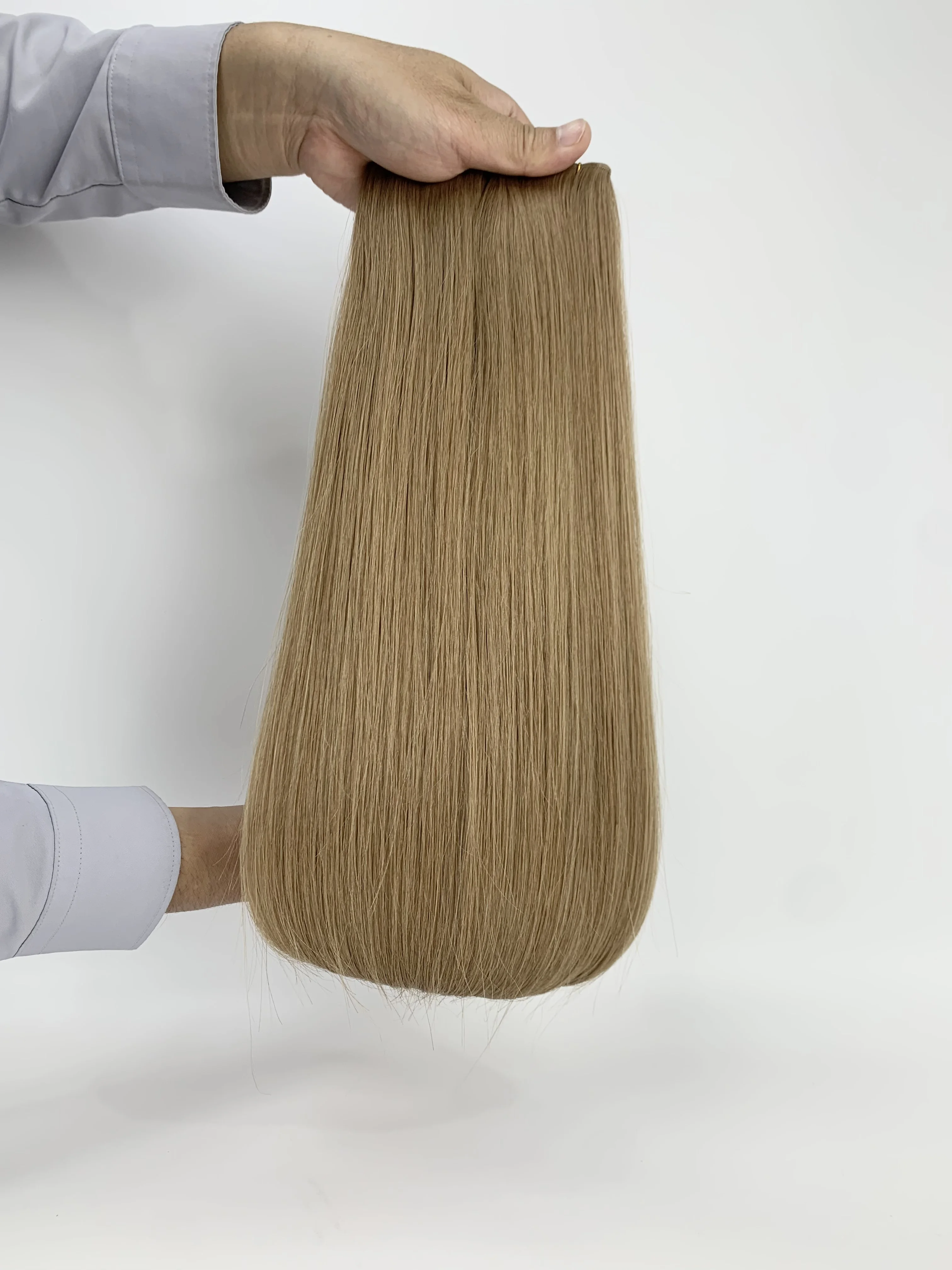 Premium 100% Echt Haar Weft Maagdelijk Haar Geen Korte Haartjes Dubbel Getrokken Netjes Afgesloten Eindjes Voor Insteek Haar Extensions & Bundels