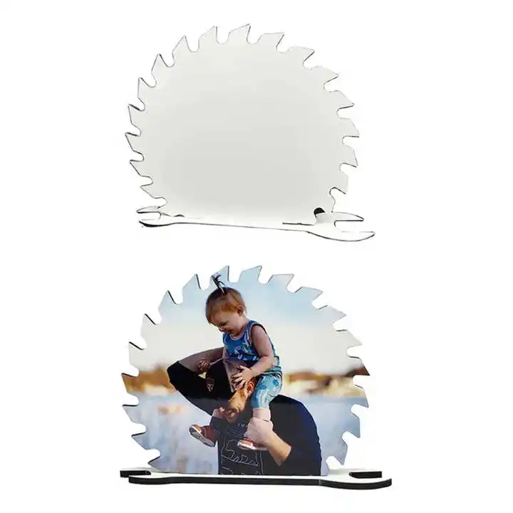 Free Shipping 200*138*5mm Sublimation Blanks Saw Blade Wrench Photo Frames For Custom Father's Day Daddy Gifts